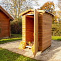 Abri Therma 1,96m² en bois thermo traité avec plancher - HABRITA