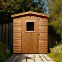 Abri Therma 3,24m² en bois thermo traité avec plancher - HABRITA