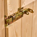 Abri de jardin en bois brut 5,05m² avec plancher - Habrita