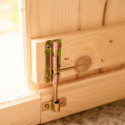 Abri de jardin en bois brut 5,83m² madriers 20mm - Habrita