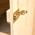 Abri de jardin en bois brut 4,28m² madriers 28mm - Habrita