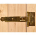 Abri de jardin en bois brut 9,58m² madriers 28mm - Habrita