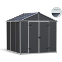 Abri de jardin RUBICON 5,4m² en aluminium et polycarbonate - Canopia by Palram