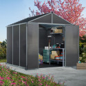 Abri de jardin RUBICON 5,4m² en aluminium et polycarbonate - Canopia by Palram