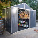 Abri de jardin RUBICON 5,4m² en aluminium et polycarbonate - Canopia by Palram