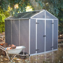 Abri de jardin RUBICON 5,4m² en aluminium et polycarbonate - Canopia by Palram