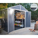 Abri de jardin RUBICON 5,4m² en aluminium et polycarbonate - Canopia by Palram