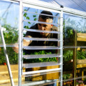 Serre Balance™ 11m² structure argent et panneaux hybrides – Canopia PALRAM