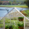 Serre Balance™ 14,7m² structure argent et panneaux hybrides – Canopia by Palram