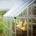 Serre Balance™ 18,4m² structure argent et panneaux hybrides – Canopia by Palram
