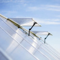 Serre Balance™ 22m² structure argent et panneaux hybrides – Canopia by Palram