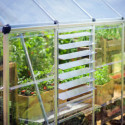 Serre Balance™ 22m² structure argent et panneaux hybrides – Canopia by Palram