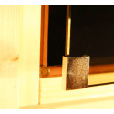 Sauna traditionnel d'angle FIONA 2 - 68mm - 4 à 5 places - KARIBU
