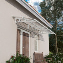 Auvent marquise en polycarbonate 6mm Bordeaux™ 4460 – Palram - Canopia