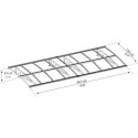 Auvent marquise en polycarbonate 6mm Bordeaux™ 4460 – Palram - Canopia