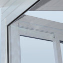 Véranda 300x305cm en aluminium blanc et polycarbonate 8mm Sanremo - Palram - Canopia