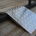 Rampes daccès pour serre 46x42 cm Lams - Aluminium larmé - Gris