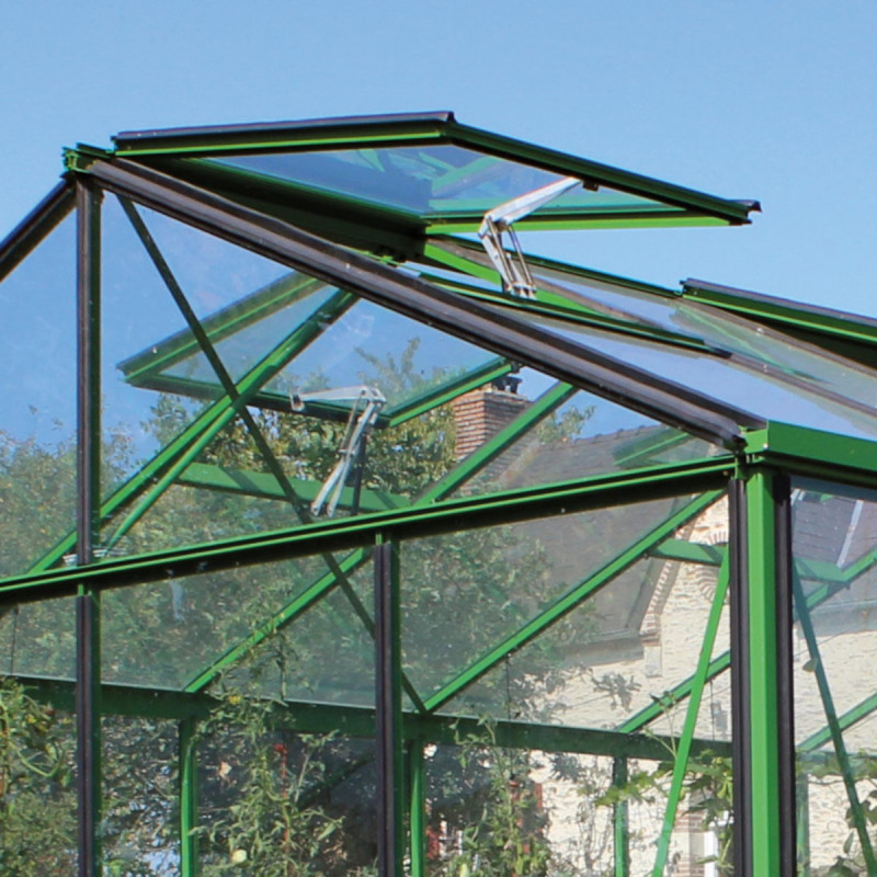 Lucarne de toiture en aluminium pour serres de jardin Supra LAMS