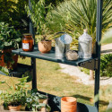 Etagère en aluminium naturel 50x73cm pour serres de jardin - Lams	