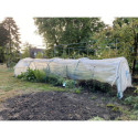 Serre chenille de jardin 1,3x5m en PE non armé 200 microns Serres Tonneau