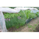 Serre chenille de jardin 1,3x5m en PE non armé 200 microns Serres Tonneau