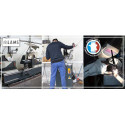 Serre adossée LUXIA 6m² H232cm en aluminium laqué et verre trempé 4mm + embase incluse - Lams