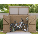 Coffre de jardin en bois traité 28mm 2000L ALTO Blanc - Gardy Shelter