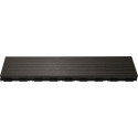 Plancher en bois composite - lot de 0,6m² - lames clipsables - gris - Compolife