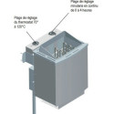 Poêle pour sauna 9 KW avec commande intégrée + 18 Kg de pierres
