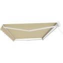 Store banne motorisé 395x300cm EASY toile polyester beige - X-METAL