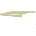 Store banne manuel 295x200cm DECO toile polyester beige - X-METAL