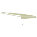 Store banne électrique 350x250cm DECO toile polyester beige - X-METAL