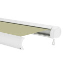 Store banne électrique 300x250cm LUXO toile polyester beige - X-METAL
