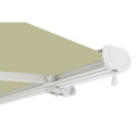 Store banne électrique 300x250cm LUXO toile polyester beige - X-METAL