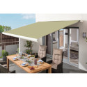 Store banne électrique 400x300cm LUXO toile polyester beige - X-METAL