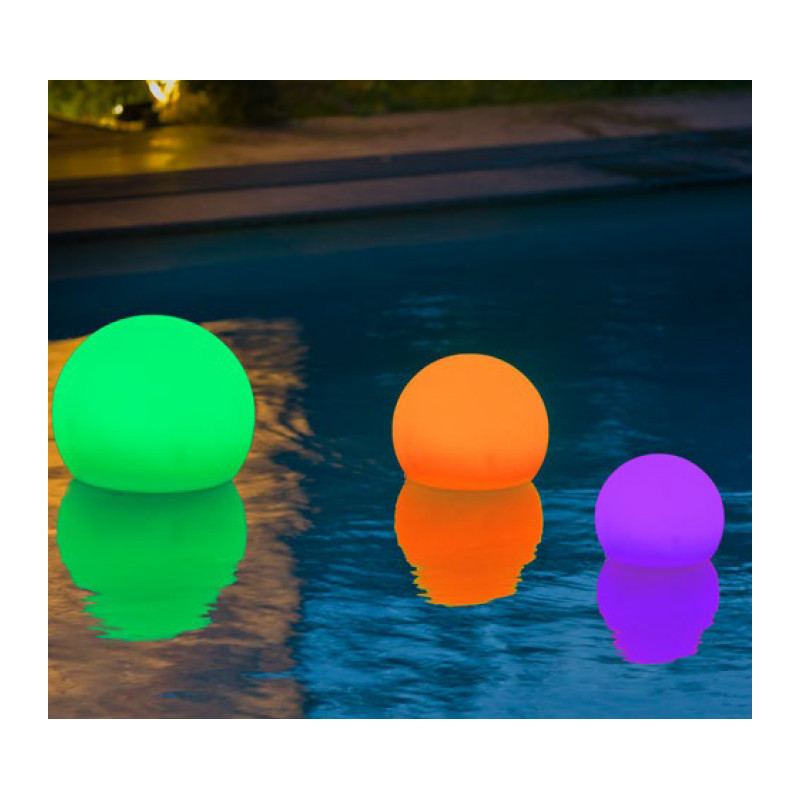 Boule solaire décorative diam. 20cm flottante ou à suspendre Multribright Ubbink