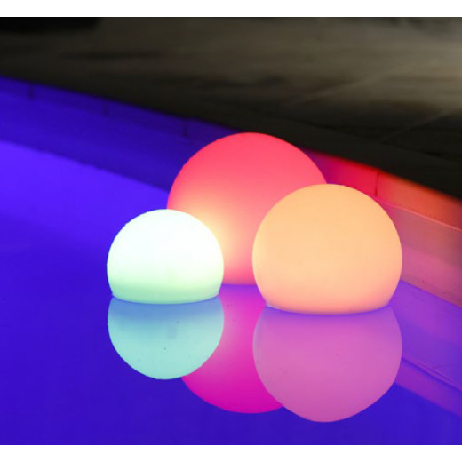 Boule solaire décorative diam. 20cm flottante ou à suspendre Multribright Ubbink
