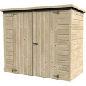 Abri à vélos Bike Box 1,88m² en bois massif  12mm – Décor et Jardin