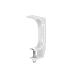 Fixation blanche 35mm mur et sous-toit pour store banne X-METAL