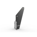 Fixation grise supérieure latérale pour store banne coffre plein X-METAL
