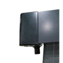 Abri de jardin en résine 3,24m² anthracite toit monopente skylight + plancher - Jobu