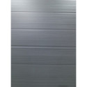 Abri de jardin en résine 4,10m² anthracite toit monopente skylight + plancher - Jobu