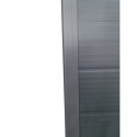 Abri de jardin en résine 4,10m² anthracite toit monopente skylight + plancher - Jobu