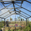 Serre anthracite Jubii 60 LE 15,1m² en aluminium et verre trempé 3mm - Juliana