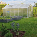 Serre de jardin 9,8m² Sanus L10 – Gampre