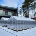 Serre de jardin 14,3m² en aluminium et polycarbonate 6mm Sanus L15 – Gampre