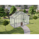 Serre de jardin 4,35m² en aluminium et polycarbonate 6mm Sanus XL4 – Gampre