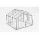Serre de jardin 8,41m² en aluminium et polycarbonate 6mm Sanus XL9 – Gampre