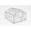 Serre de jardin 10,44m² en aluminium et polycarbonate 6mm Sanus XL10 – Gampre