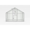Serre de jardin 10,44m² en aluminium et polycarbonate 6mm Sanus XL10 – Gampre
